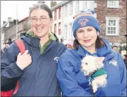  ?? C Sheehan) (Pic: ?? Claire Lomasney and Emilija Gavorskyte Dorgan, representi­ng Grange Fermoy AC, enjoying the atmosphere of the parade in Fermoy on Friday.