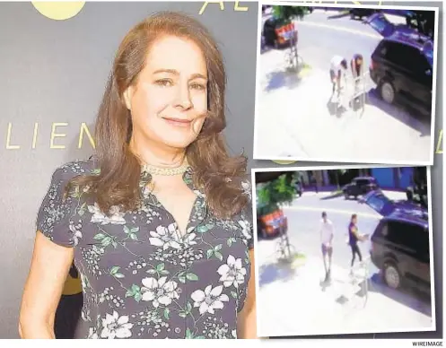  ?? WIREIMAGE ?? Sean Young attends movie premiere in city in January. She’s suspected of taking stolen property from Queens studio (insets). Below, she starred in “Blade Runner,” but has struggled with alcohol abuse in more recent times.