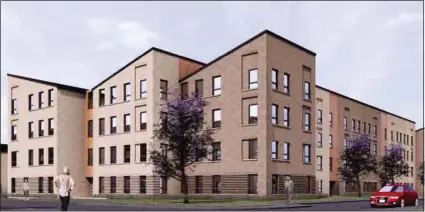  ??  ?? An artist’s impression of how the new housing would look