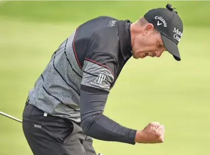  ?? STEVE FLYNN, USA TODAY SPORTS ?? Henrik Stenson, above, was 40 when he won the 2016 British Open by outdueling 46-year-old Phil Mickelson.