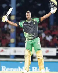  ?? FILE ?? Jamaica Tallawahs skipper André Russell.