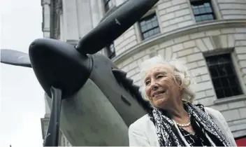  ?? Picture: Corbis via Getty Images ?? LIVING MEMORY Dame Vera Lynn, now 101, attends a ceremony in London in 2010 to mark the 70th anniversar­y of the Battle of Britain.
