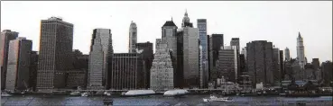  ?? COURTESY OF NEDRA RHONE ?? This photo shows the skyline of New York City without the Twin Towers just a few months after 9/11.
