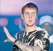  ?? Borna Filic Pixsell ?? JUSTIN BIEBER fought with two people before head-butting another last week, sheriff’s officials say.