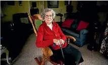  ?? PHOTO: DAVID UNWIN/FAIRFAX NZ ?? Levin’s Trixie Cottingham, 96, suffered a bad fall this month while attempting to make some breakfast after her home help carer failed to arrive at the usual time.