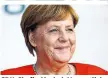  ??  ?? CDU-Chefin Merkel: Vermutlich auch nach dem 24. 9. im Amt