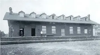  ??  ?? On Charles Cooper’s Railway Pages this is described as the second Ashburnham Railway Station, but this is far from certain in the absence of other details and a clear statement about the source or provenance of the photo. Similar dormers are on the...