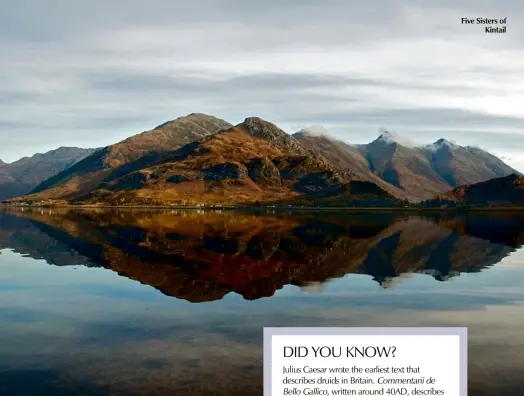  ??  ?? Five Sisters of Kintail