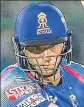  ?? PTI ?? Jos Buttler became the second batsman after Virender Sehwag to score five consecutiv­e IPL fifties.