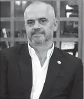  ??  ?? Kryeminist­ri Edi Rama