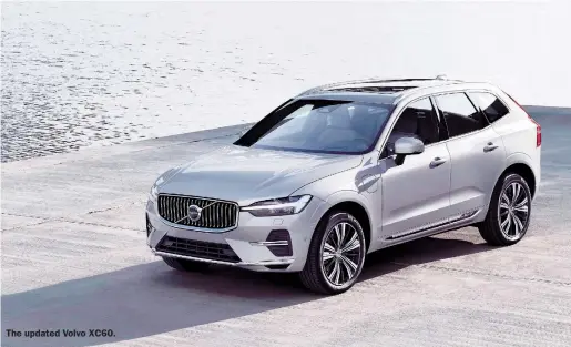  ??  ?? The updated Volvo XC60.