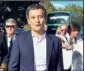  ?? (Photo Michaël Alési) ?? Gérald Darmanin va déposer plainte pour diffamatio­n contre Mediapart.