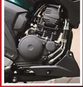  ??  ?? The 249-cc motor is very capable and is now compliant with the latest emission norms ABOVE: