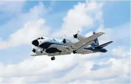  ?? NOAA ?? NOAA Lockheed WP-3D Orion N43RF taking off from Lakeland Linder Internatio­nal Airport