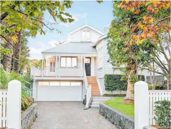  ??  ?? Clockwise, from left: Woodside Road in Mount Eden, Auckland was popular with buyers both locally and abroad; another on the same road sold for $5.6m last year; five bidders drove the price of this bungalow at Oban Road in Westmere to $3.72m. Photos / Supplied