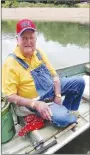  ?? NWA Democrat-Gazette/Flip Putthoff ?? J.D. Fletcher on the Kings River in 2010. Fletcher was a guide on the river for more than 40 years.