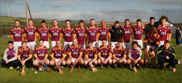  ??  ?? The St Patrick’s Junior hurling side who defeated Askamore in their district decider last weekend.