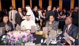  ??  ?? رئيس اتحاد الكرة الشيخ طلال الفهد مع بعض رؤساء اتحادات الكرة الآسيوية