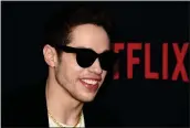  ?? KEVIN WINTER — GETTY IMAGES ?? Pete Davidson arrives at the premiere of Netflix's “The Dirt” at the ArcLight Hollywood theater in 2019.