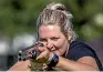  ??  ?? Timaru shooter Natalie Rooney has failed to make the women’s trap final at the Commonweal­th Games.