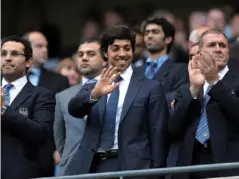  ?? (AFP/Getty Images) ?? Man City owner Sheikh Mansour is the brother of Abu Dhabi crown prince Mohammed bin Zayed