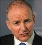  ?? ?? Co-operation: Micheál Martin pledged to support UK’s inquiry