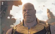  ?? FOTO: WALT DISNEY GERMANY ?? Superschur­ke Thanos (Josh Brolin) will die sechs Infinity-Steine an sich reißen.
