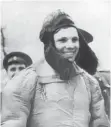  ?? FOTO: DPA ?? Gagarin nach der Landung.