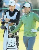  ??  ?? Rory McIlroy with JP Fitzgerald.