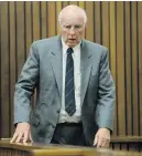  ?? Picture: Gallo Images ?? PAROLE UP. Convicted rapist Bob Hewitt has applied for parole after serving just two of his six years in jail.