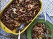  ?? THE ASSOCIATED PRESS ?? Moussaka, an eggplant and meat casserole, is one of Greece’s national dishes.