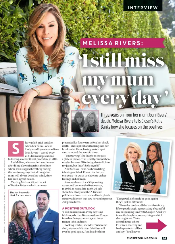  ??  ?? Melissa is proud of her mum Joan’s accomplish­ments