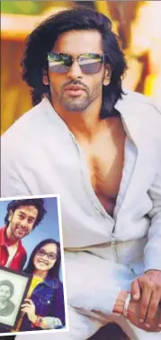  ?? PHOTO: INSTAGRAM/SHASHANKVY­AS ?? Shashank Vyas’s fan gifted him a portrait