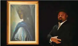  ??  ?? Ben Enwonwu’s “Tutu” painting has been compared to Leonardo da Vinci’s portrait of Mona Lisa.