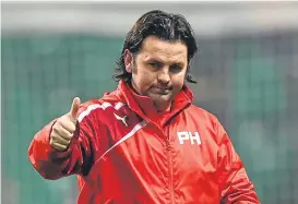  ??  ?? Boss Paul Hartley was thrilled with Friday’s win at Dens.