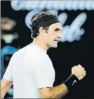  ?? FOTO: EFE ?? Federer ya está en semifinale­s