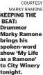  ?? CouRtesy maRky Ramone ?? KEEPING THE
BEAT: Drummer Marky Ramone brings his spoken-word show ‘My Life as a Ramone’ to City Winery tonight.