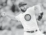  ?? PATRICK GORSKI, USA TODAY SPORTS ?? Jake Arrieta was pulled after five innings Thursday, ending his streak of 24 quality starts.