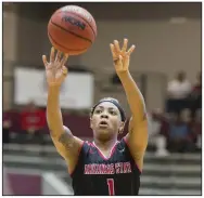  ?? (Democrat-Gazette file photo) ?? Jireh Washington has blossomed in her junior season, leading the Arkansas State women with 12.4 points and 4.5 rebounds per game.