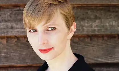  ??  ?? Chelsea Manning, who was released from a US military prison after receiving a presidenti­al pardon from Barack Obama. Photograph: AFP