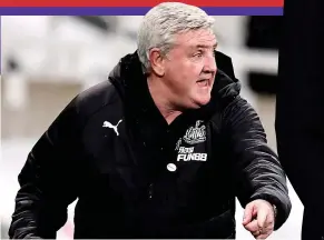  ?? REUTERS ?? Toxic times: Newcastle manager Steve Bruce