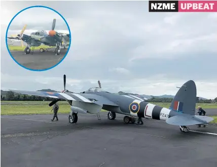  ?? Photo / Supplied ?? The 1945 Mosquito once flew for the RNZAF and will be one of just three still flying.