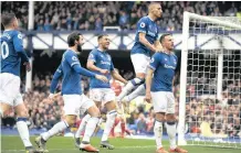  ?? EPA ?? PHIL JAGIELKA celebrates scoring Everton’s winner against Arsenal at Goodison Park yesterday. |