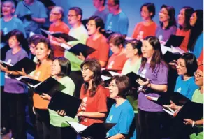  ??  ?? The Philharmon­ic Society of Selangor is looking for new singers. — Filepic