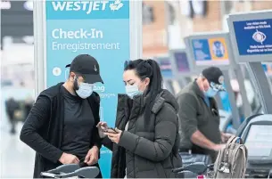  ?? NATHAN DENETTE THE CANADIAN PRESS ?? A Canadian government bailout of the airlines should be contingent on carriers offering refunds for cancelled flights, David Olive writes, which WestJet announced it will begin providing.