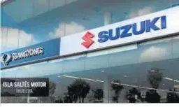  ??  ?? Isla Saltés Motor, concesiona­rio Oficial SsangYong y Suzuki en Huelva.