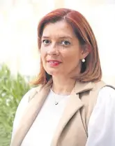  ?? ?? Cynthia Figueredo, titular del Ministerio de la Mujer.