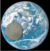  ?? PHOTO AFP/NASA ?? Une photo de la face cachée de la Lune, prise par le satellite DSCOVR en 2015.