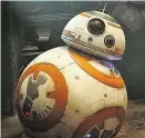  ??  ?? Für Fans: Neben „BB 8“feiert auch „C-3PO“ein Comeback.