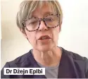  ??  ?? Dr Džejn Eplbi